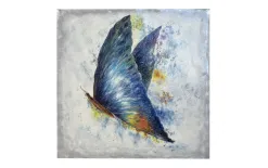 Witek Home Obraz na płótnie 100x100 cm Niebieski motyl Online