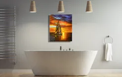 Witek Home Obraz na płótnie 80x100 cm Sundown Offshore Online