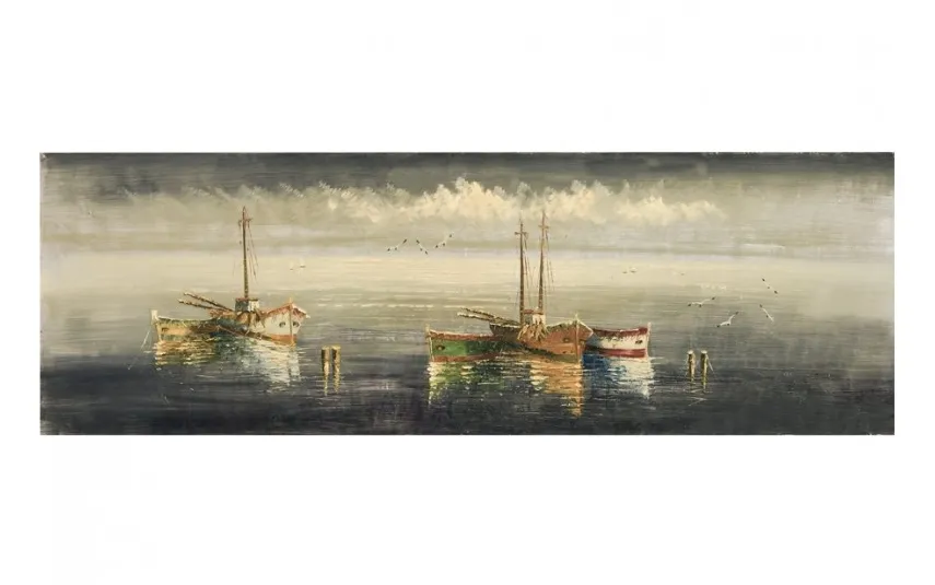 Witek Home Obraz na płótnie 50x150cm Łódki Online