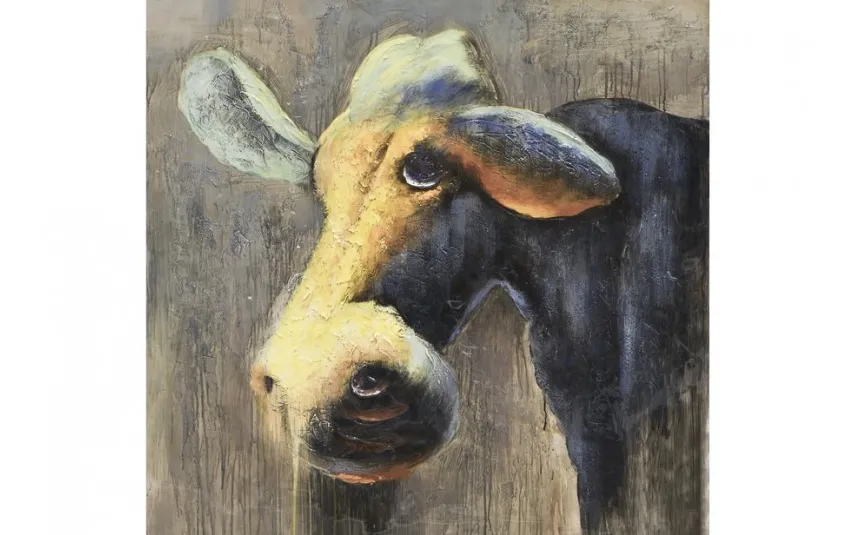 Witek Home Obraz na płótnie 100x100cm Krowa półcień Online