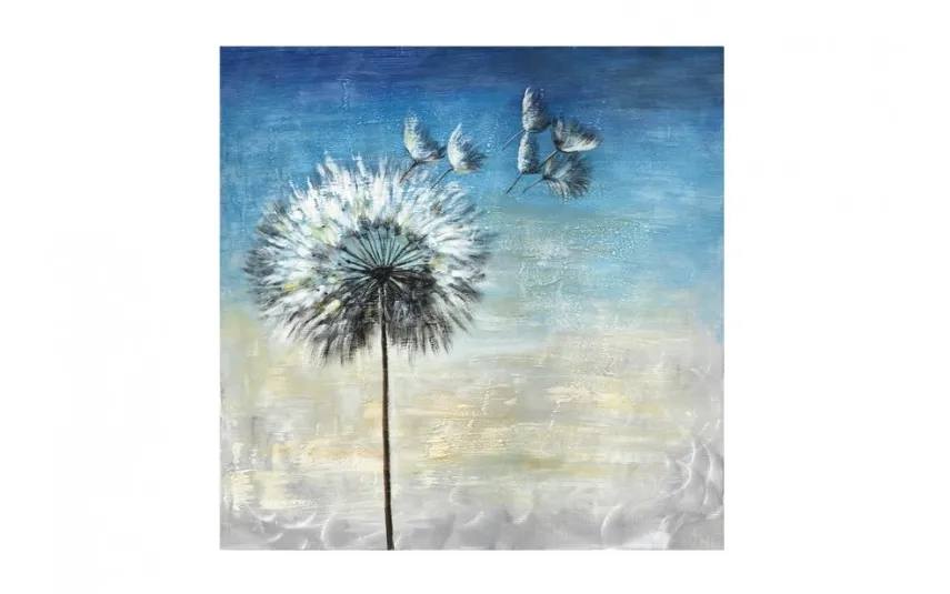 Witek Home Obraz na płótnie 100x100cm Ulotny dmuchawiec Discount