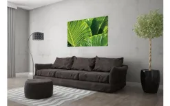 Witek Home Obraz szklany 120x80 Duże liście Best