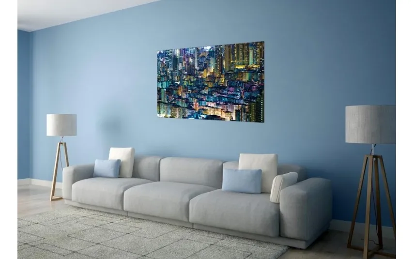 Witek Home Obraz szklany 120x80 Miasto nocą Discount