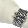 Witek Home Obrączka na serwetę Bransoleta silver Outlet