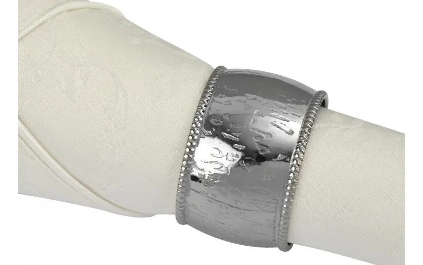 Witek Home Obrączka na serwetę MI silver Fashion
