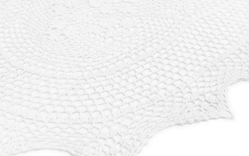Witek Home Obrus biały owalny 130 cm x 170 cm Fashion