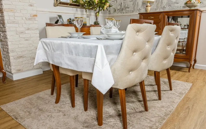Witek Home Obrus 140x210cm Tristan 099 White Fashion