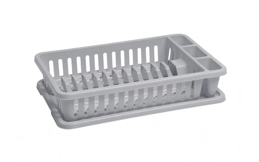 Curver Ociekacz do naczyń z tacką 42x26x8 cm szara LUX Discount