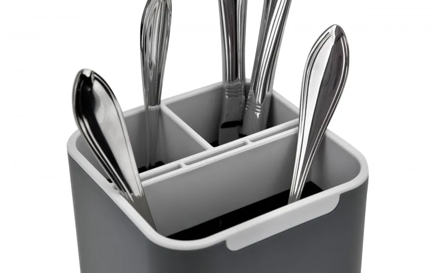Vialli Design Ociekacz na sztućce Livio Duo szary Discount