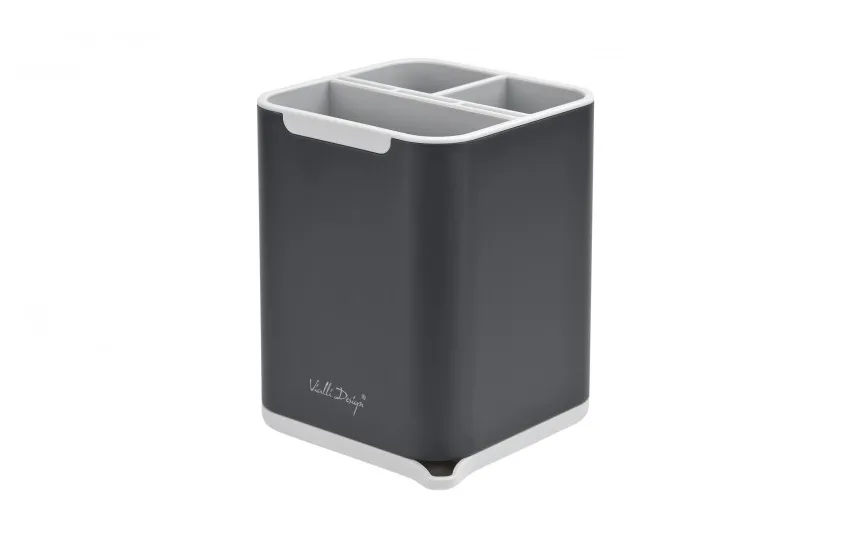 Vialli Design Ociekacz na sztućce Livio Duo szary Discount