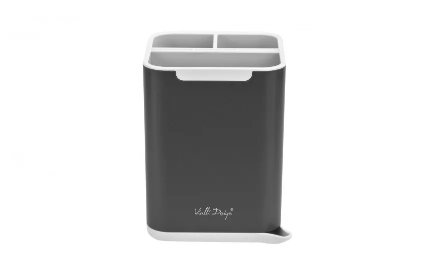 Vialli Design Ociekacz na sztućce Livio Duo szary Discount