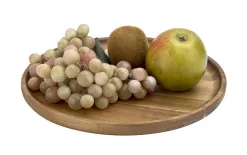 Inna Okrągły półmisek akacjowy taca 29 cm MPL Discount