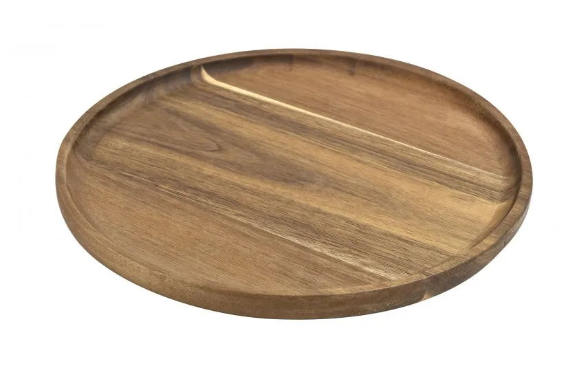Inna Okrągły półmisek akacjowy taca 29 cm MPL Discount
