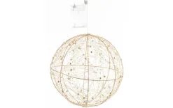 Art-Pol Ozdoba LED Kula Złota 25 cm Clearance