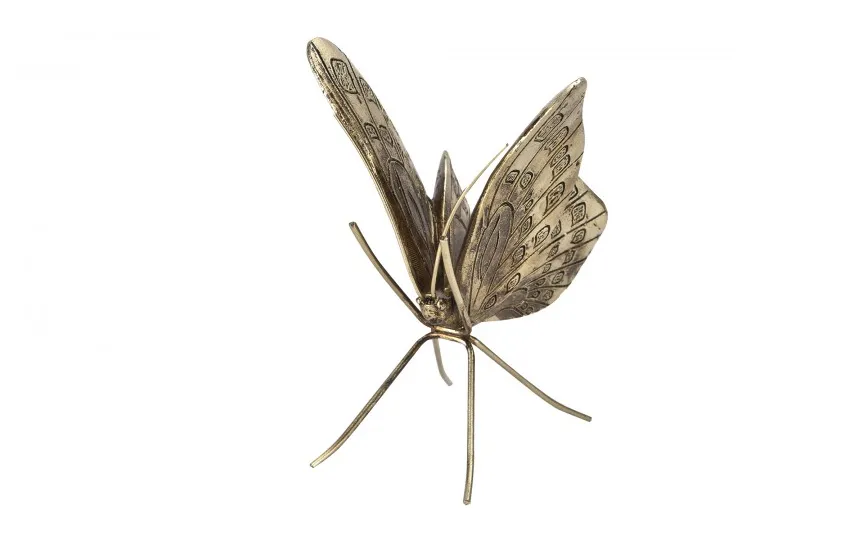 Art-Pol Ozdoba Motyl złoty 13 cm Fashion