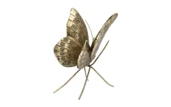 Art-Pol Ozdoba Motyl złoty 13 cm Fashion