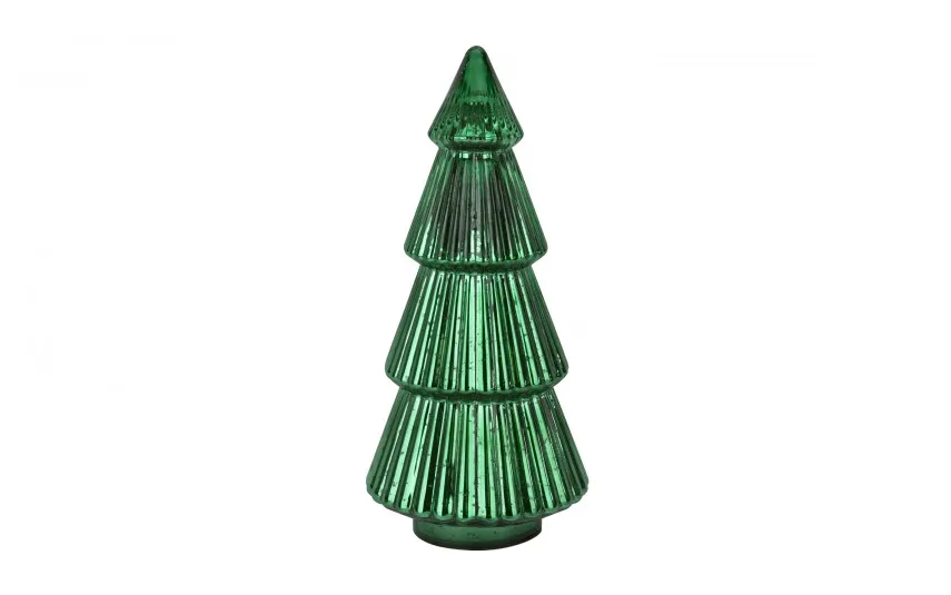 Ewax Ozdoba szklana Choinka zielona średnia 39 cm Outlet