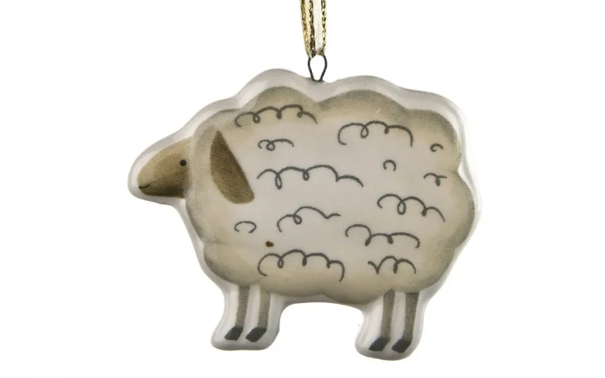 Witek Home Ozdoba wielkanocna Owieczka zawieszka ceramiczna Best