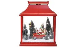 Ewax Ozdoba świąteczna podświetlana Scenka 30x16x36 cm czerwona Best
