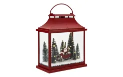 Ewax Ozdoba świąteczna podświetlana Scenka 30x16x36 cm czerwona Best