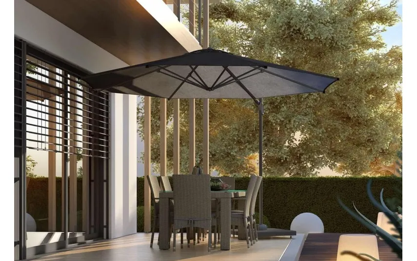 Platinum Parasol ogrodowy ​​​​​​Challenger T² Premium Ø3.5m Havana Discount