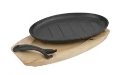 Witek Home Patelnia żeliwna grill na desce Sale