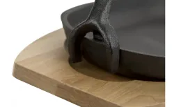 Witek Home Patelnia żeliwna owalna na desce Clearance