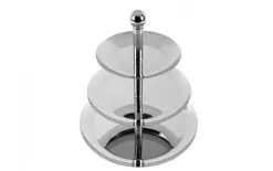 Witek Home Patera 3 poziomowa metalowa 28cm Sale