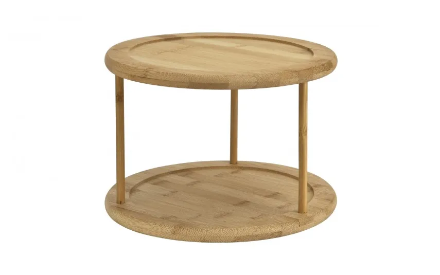 MPLCo Patera bambusowa obrotowa etażera 26 cm MPL789819 Sale