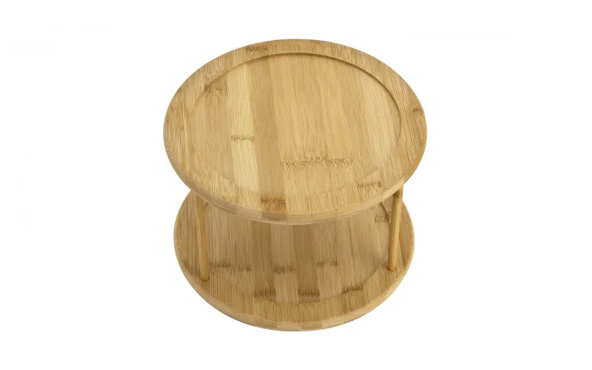 MPLCo Patera bambusowa obrotowa etażera 26 cm MPL789819 Sale
