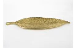 Witek Home Patera ozdobna Liść mosiądz 50 cm Hot