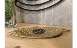 Witek Home Patera ozdobna Liść mosiądz 50 cm Hot