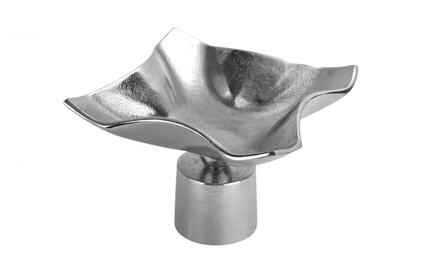 Dekor Pap Patera ozdobna metalowa 20 cm srebrna Clearance