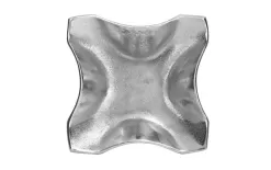 Dekor Pap Patera ozdobna metalowa 20 cm srebrna Clearance