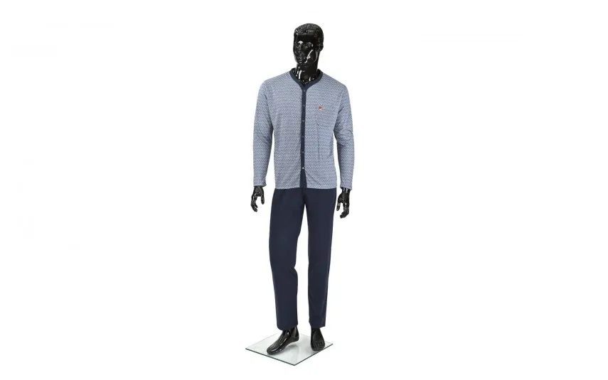 Massana Homewear Piżama męska rozm. M Blue Vigore Massana New