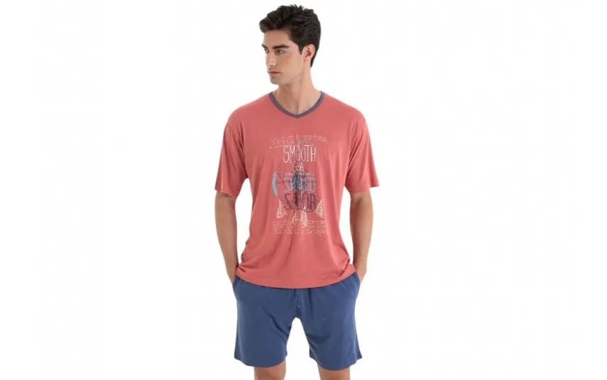 Massana Homewear Piżama męska rozm. XL Gent L251311 Skilled Sailor Fashion