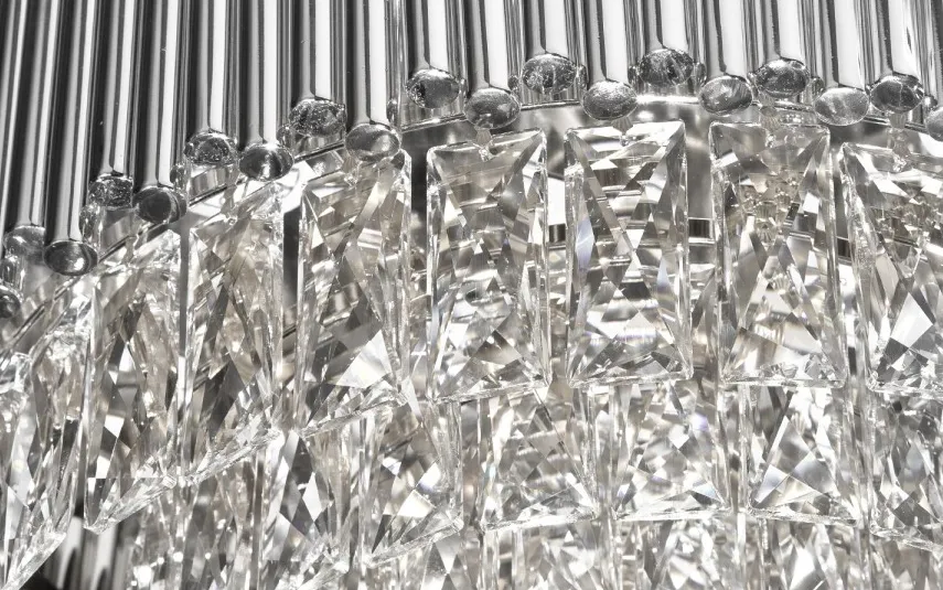 Witek Home Plafon kryształowy Stic Chrome 60181/13 New