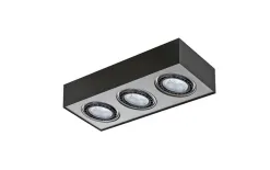 Azzardo Plafon Paulo 3 GM4301-230V BK/ALU Best
