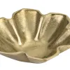 Ewax Półmisek dekoracyjny kwiatek 20 cm metalowy złoty Discount
