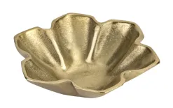 Ewax Półmisek dekoracyjny kwiatek 20 cm metalowy złoty Discount