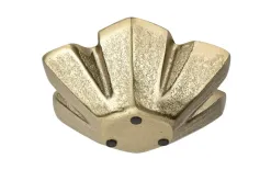 Ewax Półmisek dekoracyjny kwiatek 20 cm metalowy złoty Discount