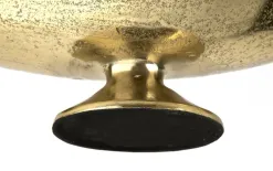 Ewax Półmisek dekoracyjny mały 41 cm czarno-złoty metalowy Best