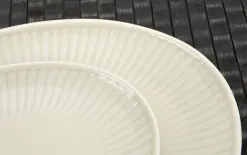 Cmielow Półmisek owalny 33 cm duży Dalia Kremowa Online