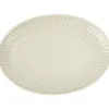 Cmielow Półmisek owalny 24 cm mały Dalia Kremowa Best