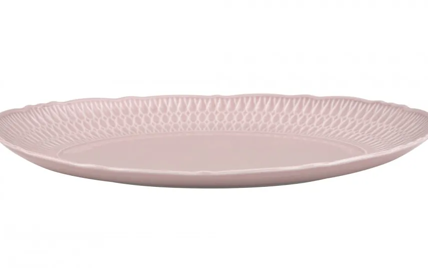 Cmielow Półmisek owalny 32,5 cm Sofia Różowa Discount