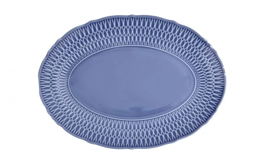 Cmielow Półmisek owalny 34 cm Sofia Szafirowa Fashion