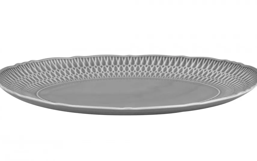 Cmielow Półmisek owalny 33 cm Sofia Szara New