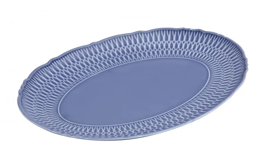 Cmielow Półmisek owalny 34 cm Sofia Szafirowa Fashion