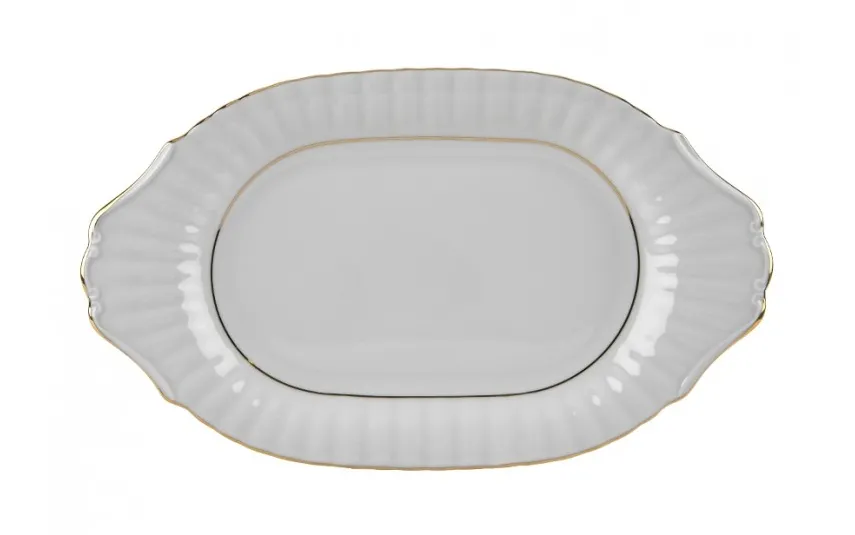 Chodziez Półmisek owalny 32,5cm Iwona B014 Złota Linia Fashion