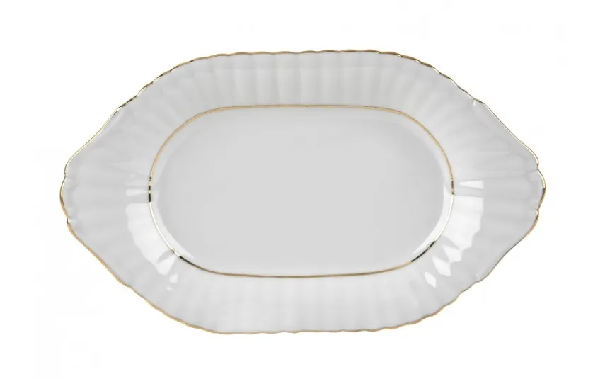 Chodziez Półmisek owalny 25cm Iwona B014 Złota Linia Hot